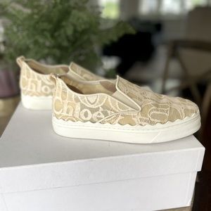 Like New Chloe Slip on Sneakers